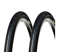 ECOVELO 2 pneus 26 x 1,95 Adulte Unisexe, Noir, 26 X 1.95 (50-559)