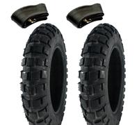2 Pneus 3.00-10 Duro Cross TT 4PR Avec Chambres Incluses Vespa 50 Special PK