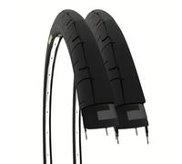 ECOVELO Pneus 700 x 23 C (23-622) Adulte Unisexe, Noir, 700x23