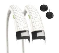 2 pneus Blancs 20 x 1,95 (50-406) + Chambres pneus vélo pneus BMX Route City Bike Enfant