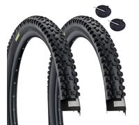 2 PNEUS DE VÉLO 29 X 2.25 (57-622) + CHAMBRES À AIR VTT ANTIVOL
