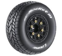 2 Pneus et Roues SC-Rocket M Soft 1/10 Short-Course (Hex Amovible 4pcs) - LT3228SB