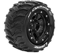 2 Pneus & Jantes Louise MT-Cyclone Traxxas Maxx Soft Black (MFT) 3331SB