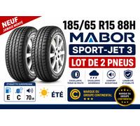 2 Pneus Mabor Sport-Jet 3 185/65 R15 88H Été Neufs -Marque du Groupe Continental