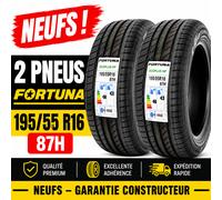 2 Pneus Neufs FORTUNA 195/55 R 16 87H ECOPLUS HP- Vente par Paire