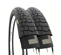 2 Pneus Noirs 20 X 1.95 (50-406) Vélo BMX & Free Style Enfant