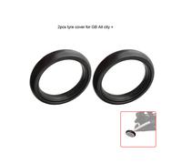 (2 pneus pour l'arrière) Roue arrière pour poussette bébé GB Pockit + All City avec axe de roulement