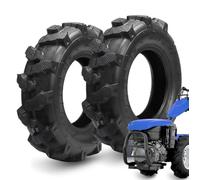 2 pneus renforcés 4.00-8 TM, roues en caoutchouc 4PR pour tracteur, cultivateur et tondeuse à usage agricole