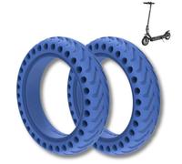 2 Pneus Trottinette Électrique 8 1/2 x 2 Pneus Pleins de Remplacement 8.5 x 2.0 Pneus Avant/Arrière Nid d'Ape (Bleu)