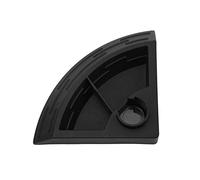 2 Po Automatique Reptile Effichage, Mangeoire de Nourriture Quadrant, Bols en Terrarium en Forme de Ventilateur et Bol à Eau pour Tortoise Spider LizardBlack M Dispensateur Alimentation du Discard