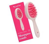 2 Po En 1 Lavage De Cheveux Brosse Double Côté Shampooing Silicone Cuir Chevelu Massage À Cheveux Peigne Bain Bain