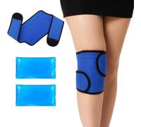 2 Poche de Glace pour Genou, Pack Compresses Chaudes et Froides Réutilisables pour les Blessures,la Chirurgie du Genou, Douleur Articulaire, les Gonflements, l'Arthrite Soulagement de la Douleur