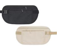 2 Poches De Taille Bien Ajustées Et 2 Poches De Lecture De Cartes Antivol, Imperméables Et Réglables, Rangement De Voyage Et De Sport, Protection des Passeports Et De l'argent Liquide.