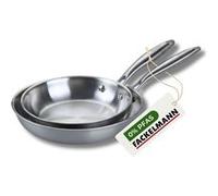 2 poêles 20 cm et 26 cm inox 18/10 Triply Fackelmann Vita3 inox