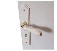 2 poignées de porte Bois trou de ois entraxe 195 mm