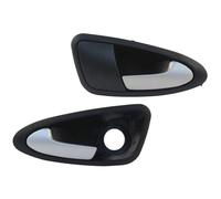 2 poignées de porte intérieures pour Seat Ibiza (2008-2017) avant gauche et avant droite (grise) 6J1837114A, 6J1837113A