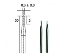 2 POINTEAUX FRAISES PROXXON EN METAL DUR Ø 2,0 Mm COD. 28328