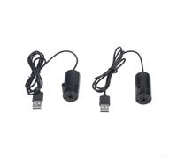 2 Pompes Aquarium USB Plastique Démontable 5V | Débit 2-3L/min, moteur silencieux, tension 5V, pour idéal fontaine, circulation efficace