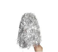 Pompon argent métallique Taille Unique argent G