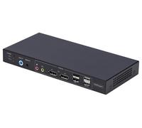 2 Port 4K 60Hz Port D'Affichage KVM Switch Avec Double Vue Vidéo Matrix Support