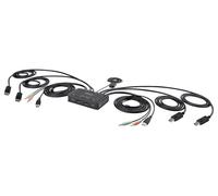 2 Port 4K Câble Displayport KVM Switch Avec Double Affichage Support