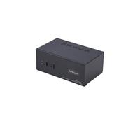 StarTech.com Commutateur KVM 2 Ports DisplayPort et HDMI, 4K 60Hz, Switch KVM, Hub USB 5Gbps 2 Ports, 2 Ports USB HID, TAA