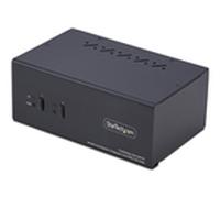 Commutateur KVM 2 Ports DisplayPort et HDMI, 4K 60Hz, 1 Moniteur HDMI et 1 Moniteur DP, Switch KVM 2