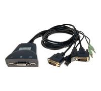 2 Port Dvi/usb/audio Kvm Switch In Cable