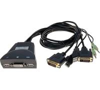 2 PORT DVI/USB/AUDIO KVM SWITCH IN CABLE