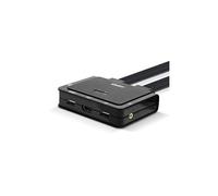 Lindy Commutateur KVM 2 ports HDMI 18G USB-C USB 2.0 Audio avec câbles