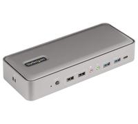 2 Port Usb-C 4K 60Hz D'Affichage Double Affichage KVM Switch & Station D'Accueil