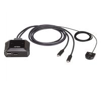 2-Port USB-C 4K DisplayPort KVM Switch