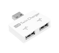 2 Port USB Hub - USB Phone Multi-Port Charging Converter, USB Hub Adapter, Compact and Lightweight Portable USB Splitter, Charging Expansion Accessory for Home, Car, School, and Travel