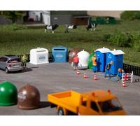 2 Portable 'Toilets' - Toilettes Et 5 Recyclage Récipients Ho / Jauge D'Oo