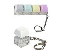 2 porte-clés clavier, porte-clés à quatre boutons, porte-clés à une touche, jouet clavier à doigt, porte-clés clavier pour garçons