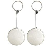 2 porte-clés zip Deluxe rétractables [infactory]