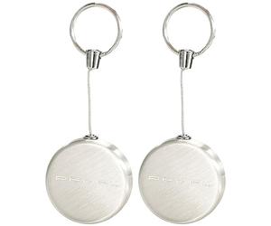 2 porte-clés zip Deluxe rétractables [infactory]