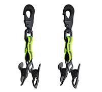 2 Porte-Gants de Travail, Doubles Pinces de Ceinture Avec Mousqueton | Support Multiusage, Pour Suspendre Serviettes, Casques, Clés Et Accessoires En Chantier, Atelier Ou Jardin.
