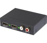 2 Ports Audio Extracteur [Hdmi - Hdmi, Cinch-Rca, Toslink] 1920 X 1080 Pixel Sp-Ae-Hdct-2P