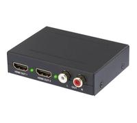 2 ports audio Extracteur [HDMI - HDMI, Cinch-RCA, Toslink] 1920 x 1080 Pixel SpeaKa Professional SP-AE-HDCT-2P