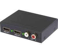 2 ports audio Extracteur [HDMI - HDMI, Cinch-RCA, Toslink] 1920 x 1080 Pixel SpeaKa Professional SP-AE-HDCT-2P