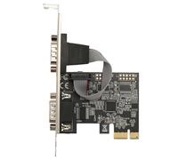 2 ports PCI Express RS232 DB9 Carte de port série PCIe Carte d'extension série PCIe Carte de contrôleur hôte Serial pour Linux
