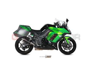 2 Pot D Echappament Cat MIVV GP Carbone pour Kawasaki Z 1000 Sx 2014 > 2020