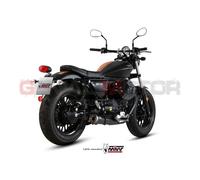 Mivv Ghibli Moto Guzzi V9 Bobber/roamer 2016-22 M.011.sgb Not Homologated Slip On Muffler Argenté Not Homologated