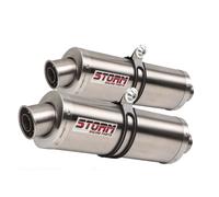 Echappement Storm by Mivv 2 Silencieux Oval Acier Yamaha Tdm 900 2002 > 2014