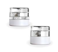 2 Pots Vides Cosmétiques 30 ml | Distributeur de Crème pour le Visage | Récipient Cosmétique Rechargeable, Accessoire de Voyage