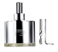 2 Pouces 51mm scie cloche carrelage foret diamant carrelage avec foret de centrage - Revêtue de diamant Adaptée pour,Verre, Marbre, Porcelaine et Céramique