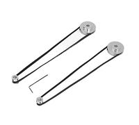 2 poulies de courroie de distribution 20T et 60T, roue synchrone avec 2 courroies en caoutchouc de 6 mm de large pour imprimante 3D, fraiseuse CNC, composant de transmission de (Alésage de 8 mm /