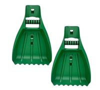 2 Pour Recueillir Les Feuilles - Scoop De Grabber À Main Feuille - Râteau À La Main Collectionneur Feuille Grabber - Scooper D'outils De Jardinage Ergonomique, Fournitures De Nettoyage