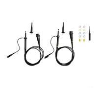 2 pour sondes d'oscilloscope avec pince de terre, lisse et manchon de positionnement pour une expérience de test stable